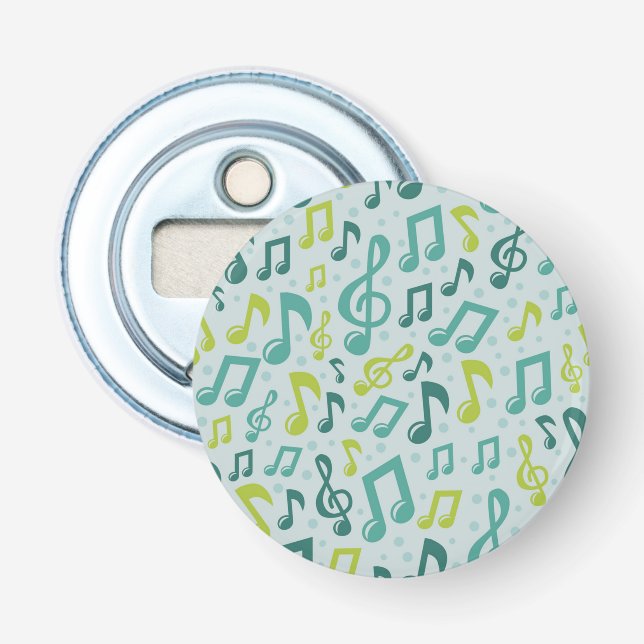 Music pattern bottle opener (Front)
