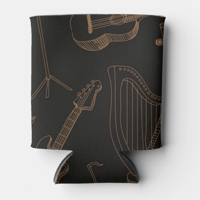 Music pattern can cooler (Front)