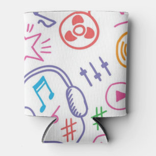 Music pattern can cooler