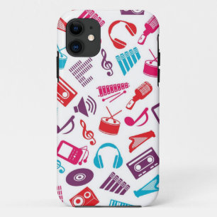 Music pattern iPhone 11 case