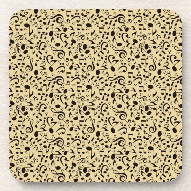 Music pattern coaster (Front)