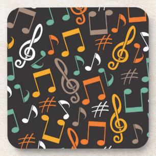 Music pattern coaster