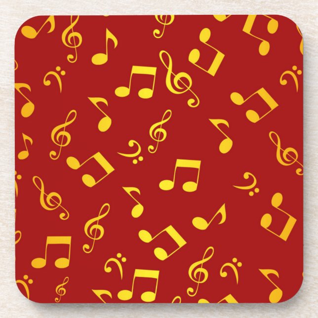 Music pattern coaster (Front)