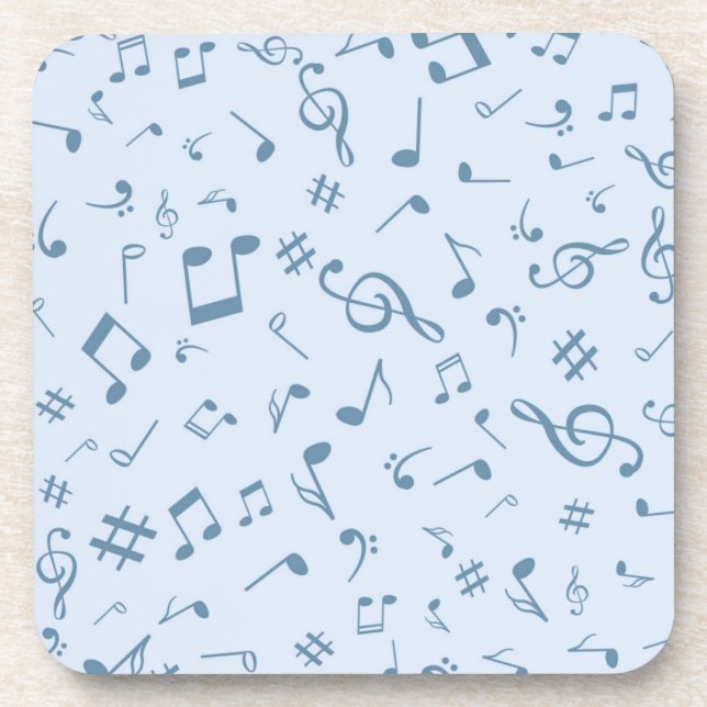 Music pattern coaster (Front)