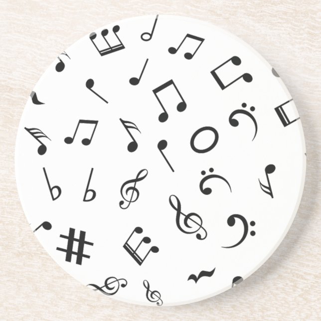 Music pattern coaster (Front)
