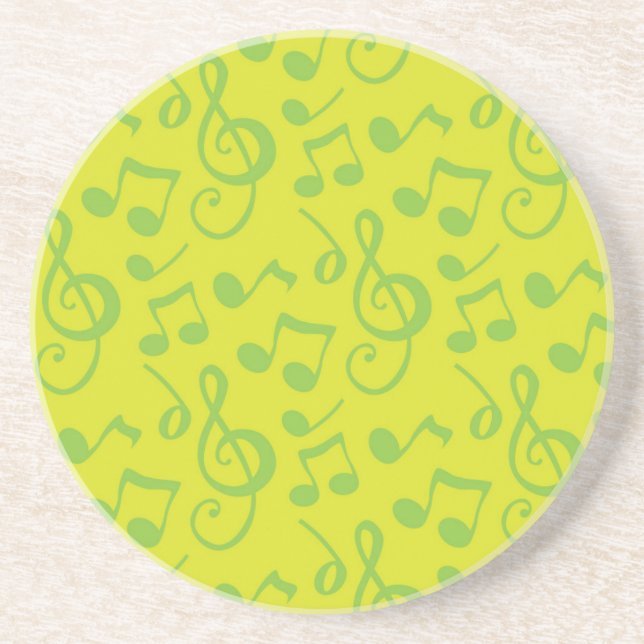 Music pattern coaster (Front)