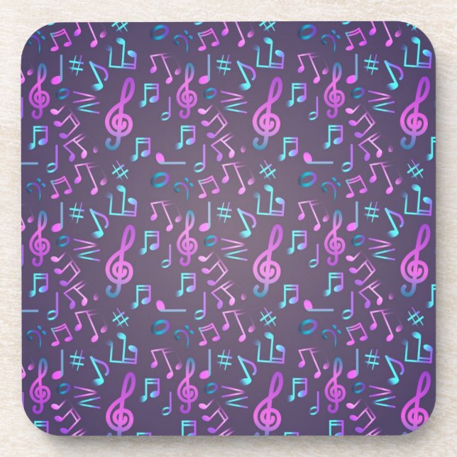 Music pattern coaster (Front)