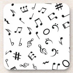 Music pattern coaster