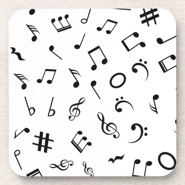 Music pattern coaster (Front)