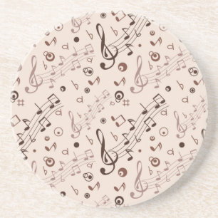 Music pattern coaster