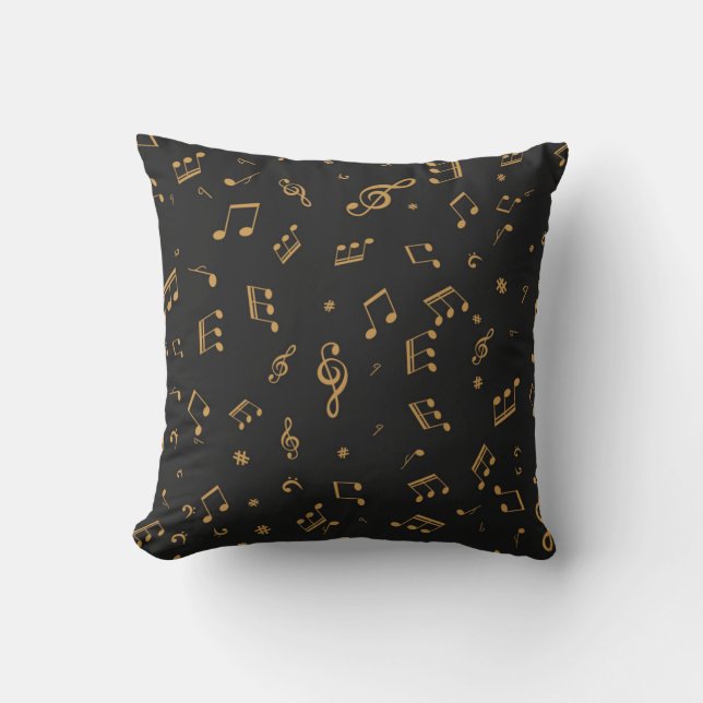 Music pattern cushion (Front)