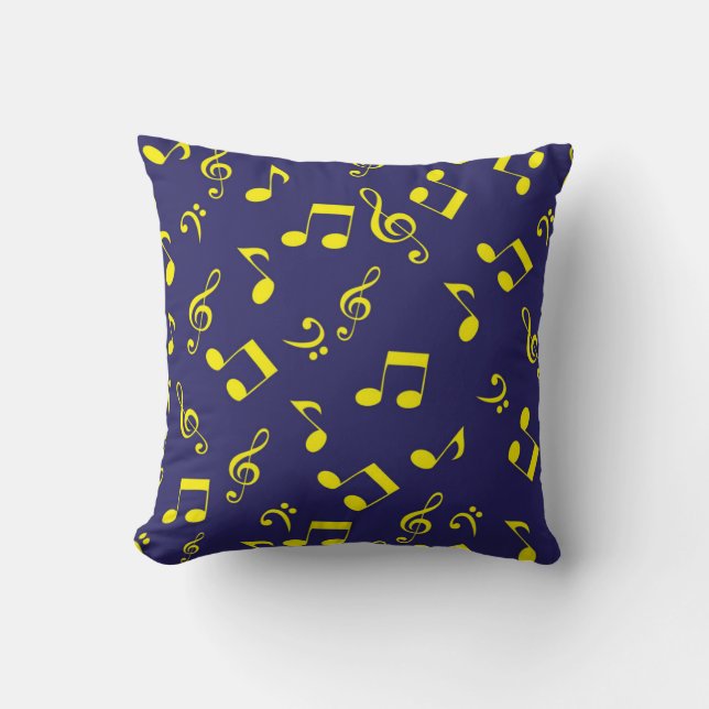 Music pattern cushion (Front)