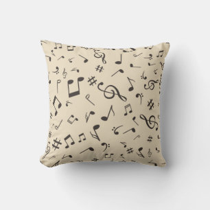 Music pattern cushion