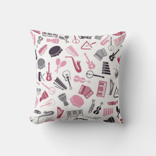 Music pattern cushion