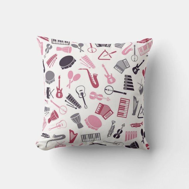 Music pattern cushion (Front)