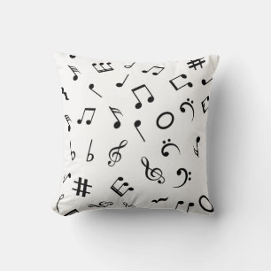 Music pattern cushion