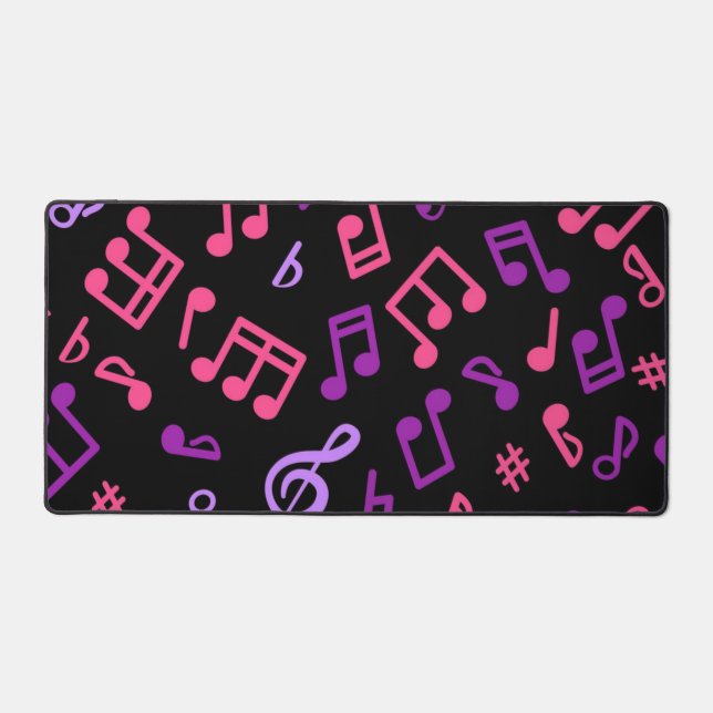 Music pattern desk mat (Front)