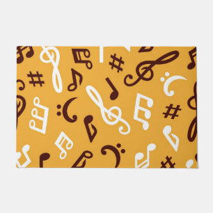 Music pattern doormat
