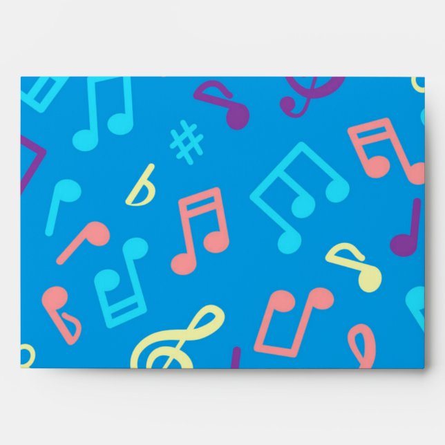 Music pattern envelope (Front)