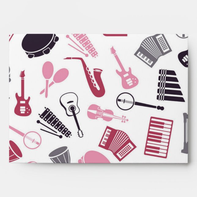 Music pattern envelope (Front)