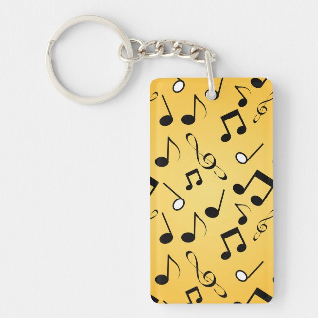 Music pattern key ring (Front)