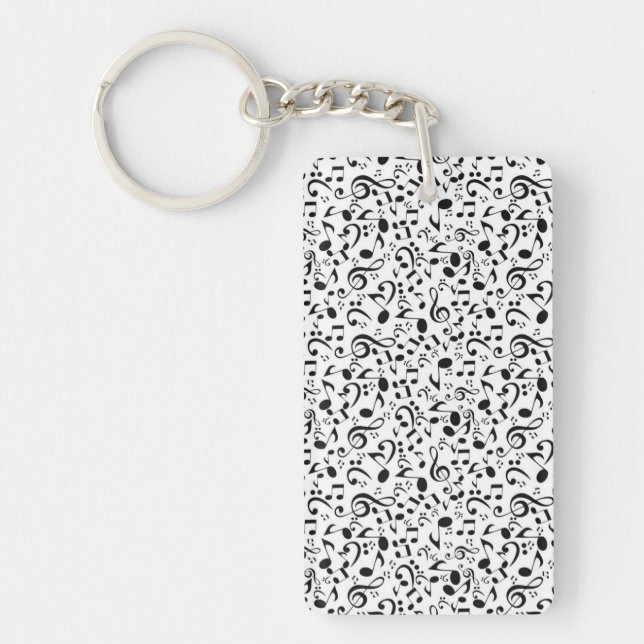 Music pattern key ring (Front)