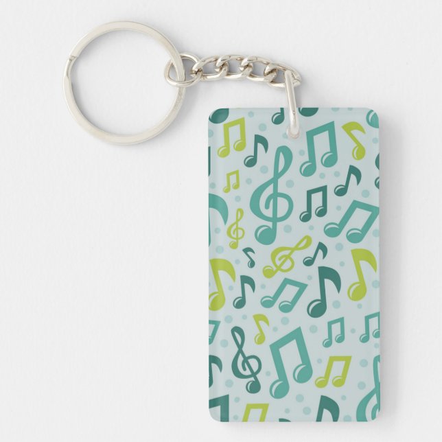 Music pattern key ring (Front)