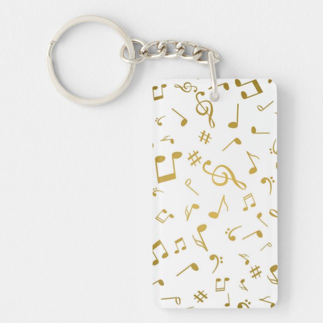 Music pattern key ring (Front)