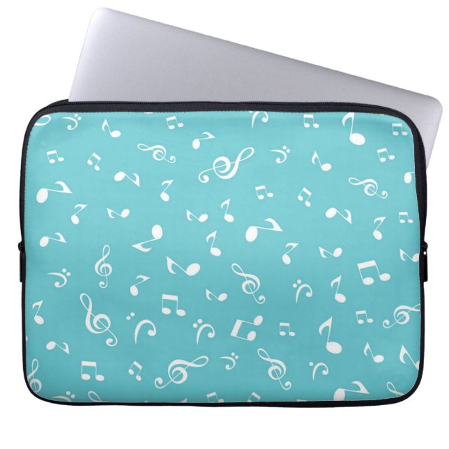 Music pattern laptop sleeve (Front)