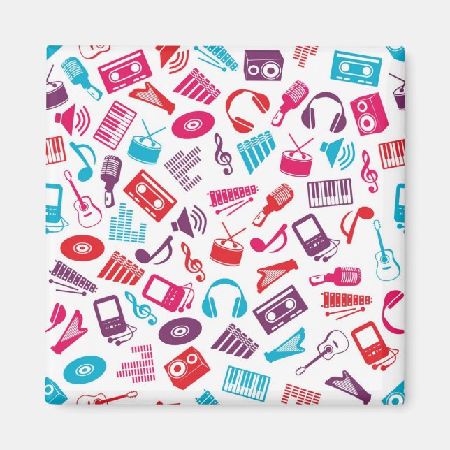 Music pattern magnet (Front)