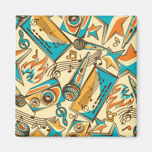 Music pattern magnet