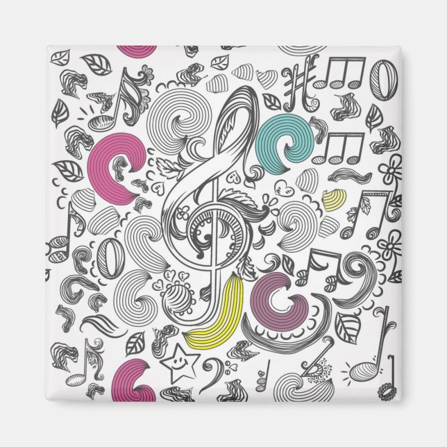Music pattern magnet (Front)