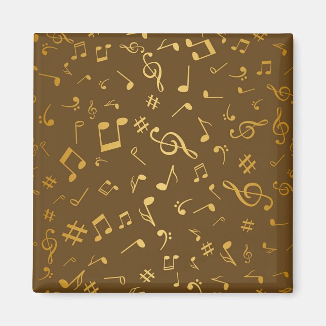 Music pattern magnet (Front)
