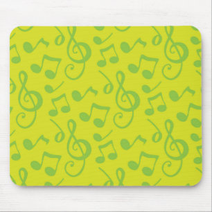 Music pattern mouse pad