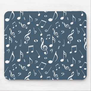 Music pattern mouse pad