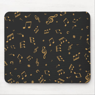 Music pattern mouse pad