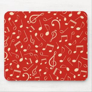 Music pattern mouse pad