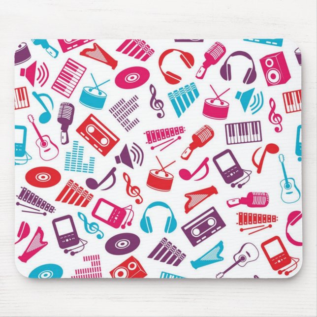 Music pattern mouse pad (Front)