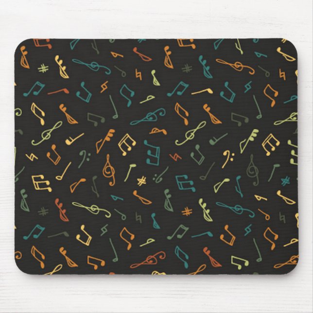 Music pattern mouse pad (Front)