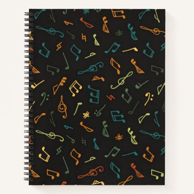 Music pattern notebook (Front)