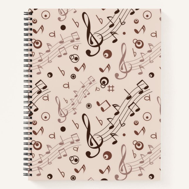 Music pattern notebook (Front)