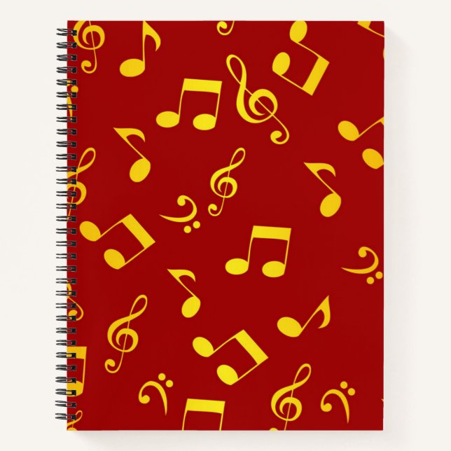 Music pattern notebook (Front)