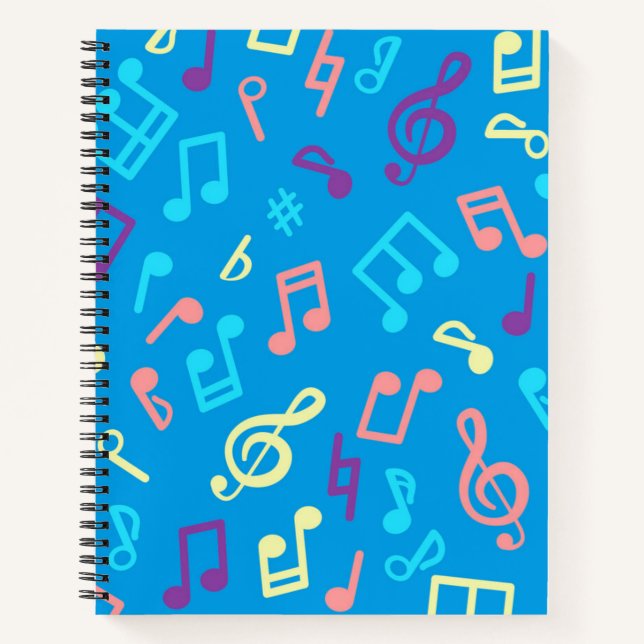 Music pattern notebook (Front)