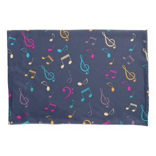 Music pattern pillowcase
