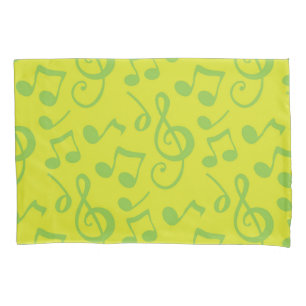 Music pattern pillowcase