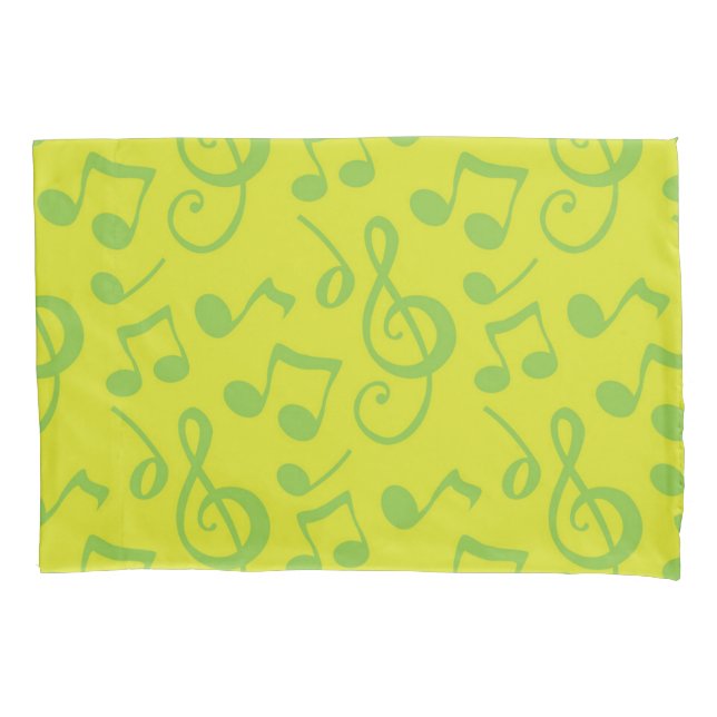 Music pattern pillowcase (Front)