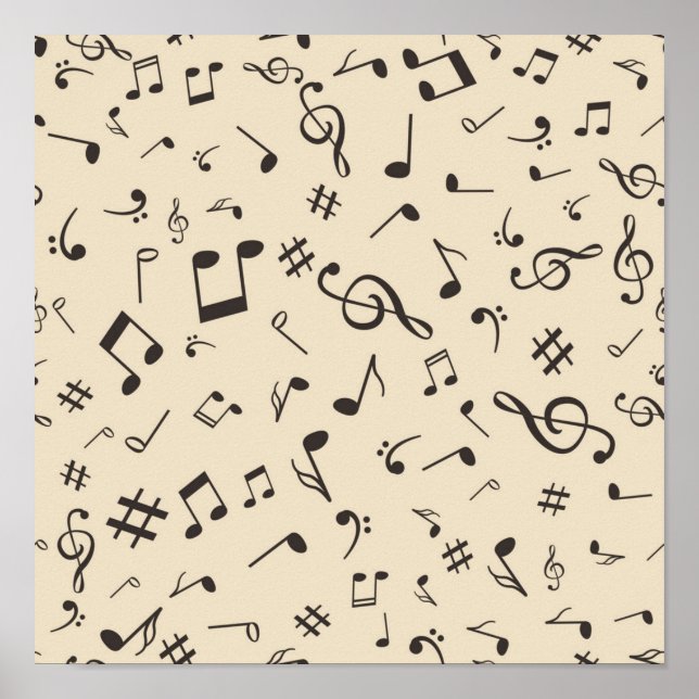 Music pattern poster (Front)