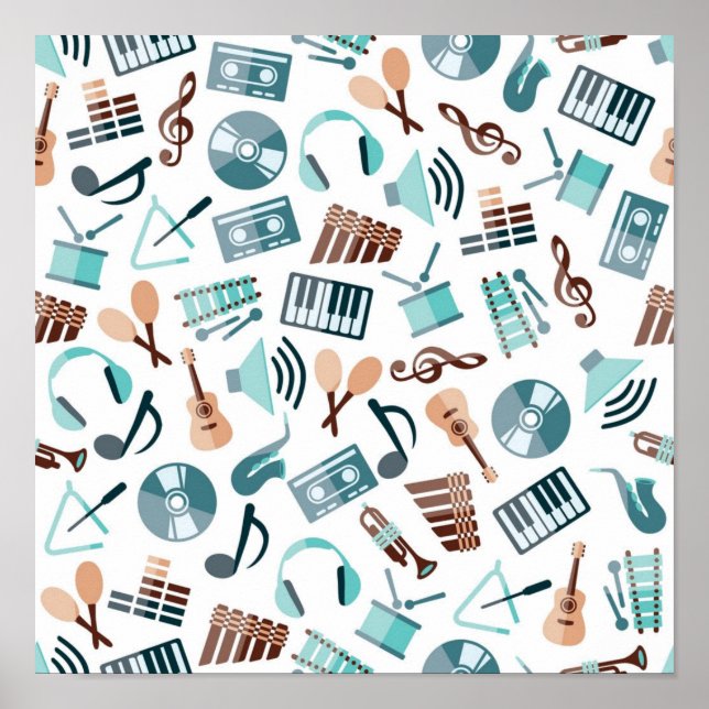 Music pattern poster (Front)