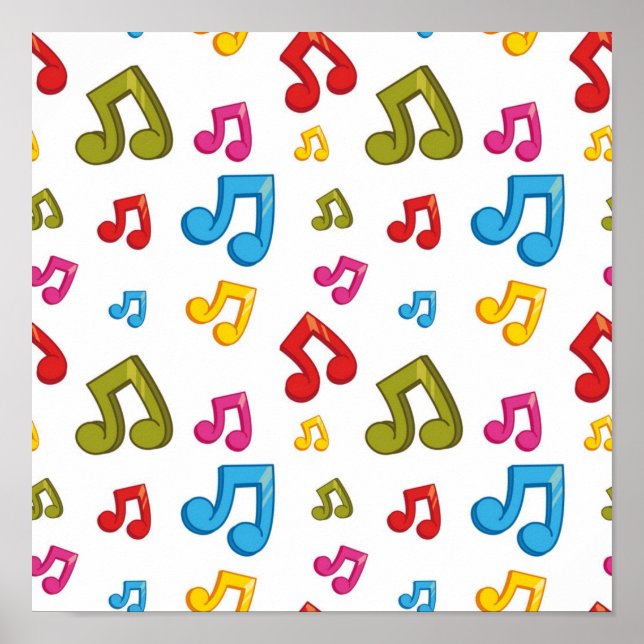 Music pattern poster (Front)