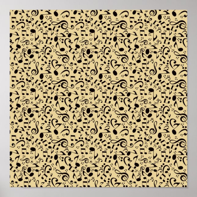Music pattern poster (Front)